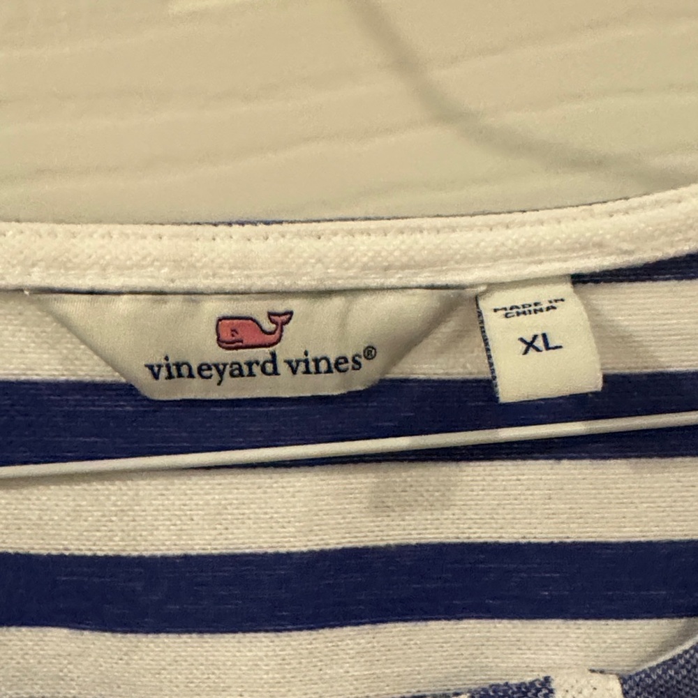 Vineyard Vines Blue and White Striped Dress - Picture 2 of 3
